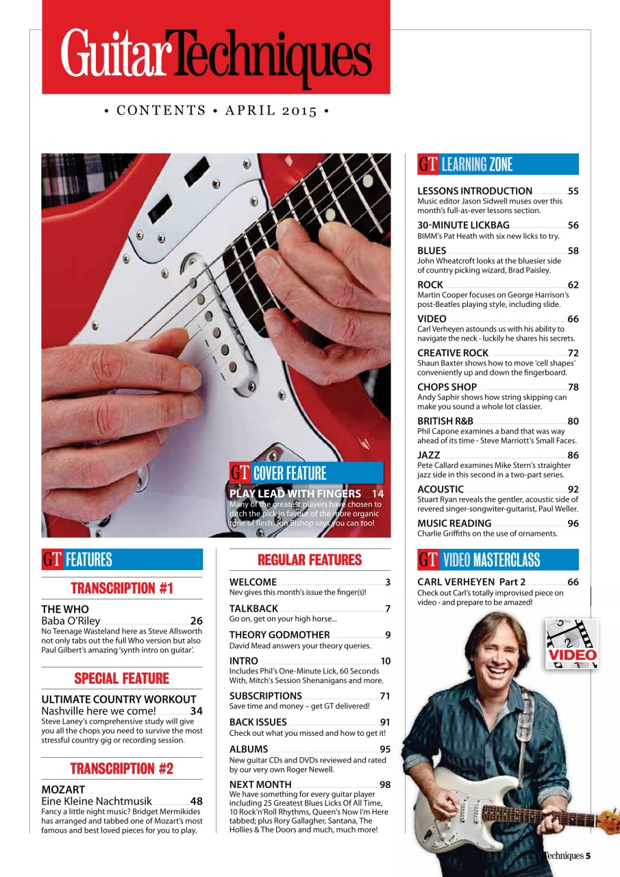 Guitar Techniques Preview Pages
