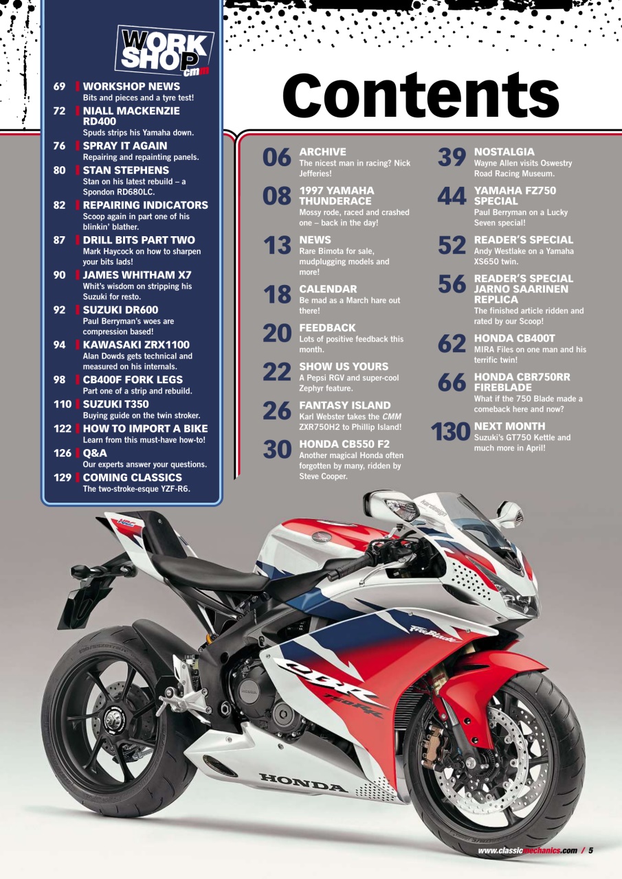 Classic Motorcycle Mechanics Preview Pages