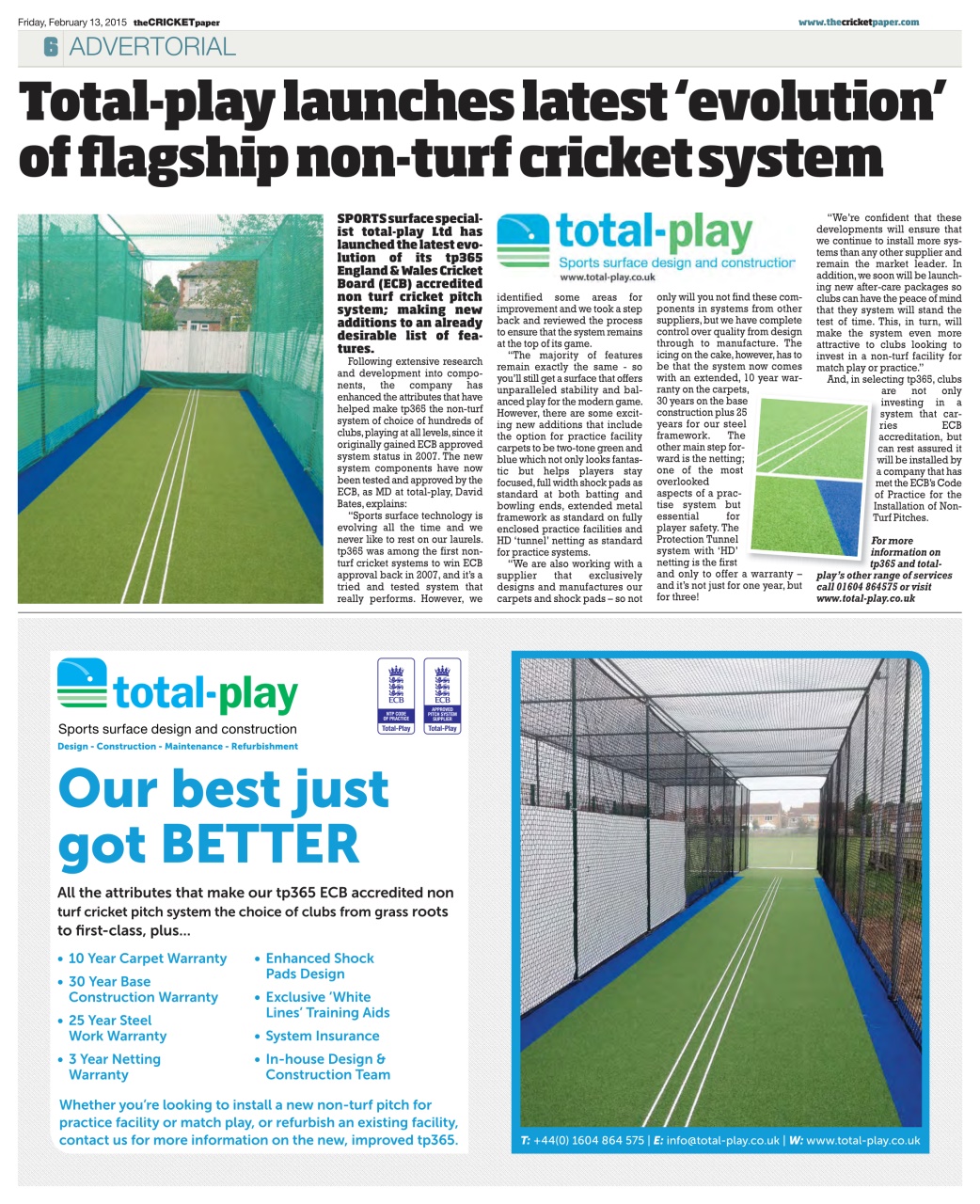The Cricket Paper Preview Pages