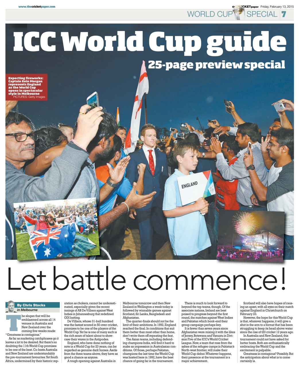 The Cricket Paper Preview Pages
