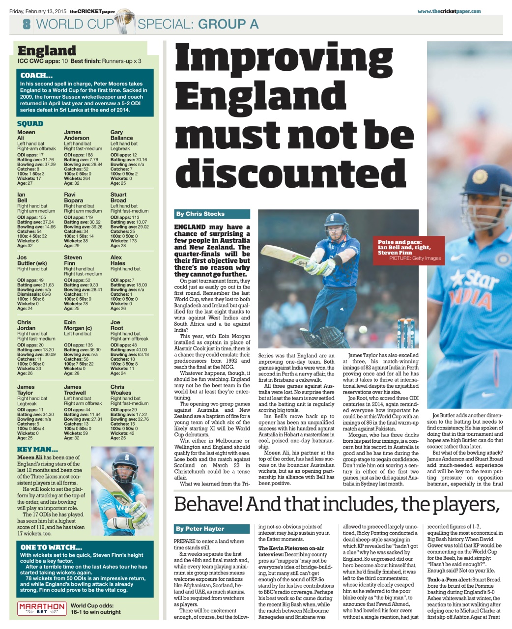 The Cricket Paper Preview Pages