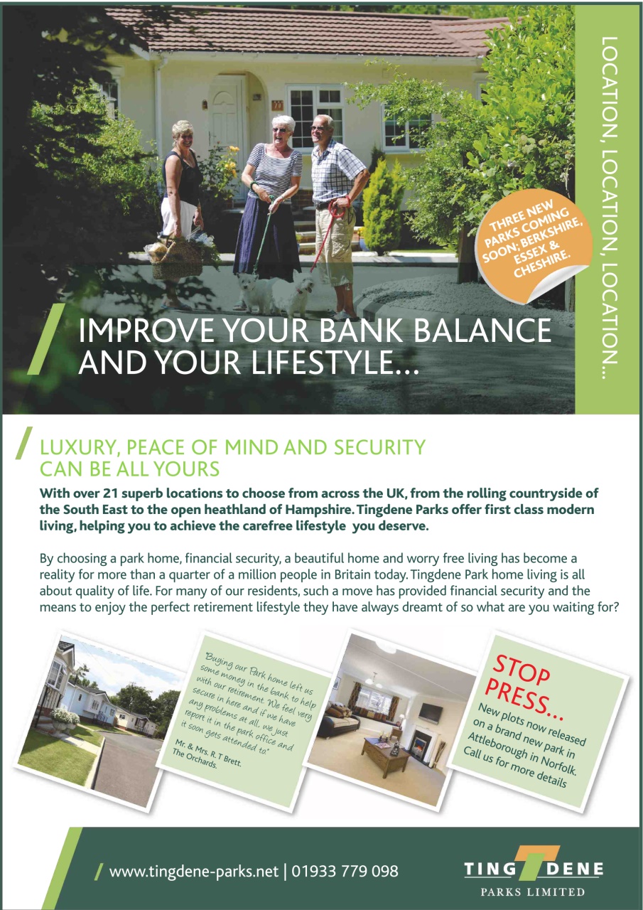 Park Home & Holiday Living Preview Pages