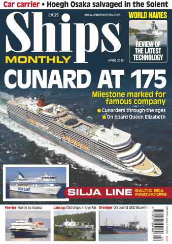 Ships Monthly issue No.604 Cunard at 175 - April 2015