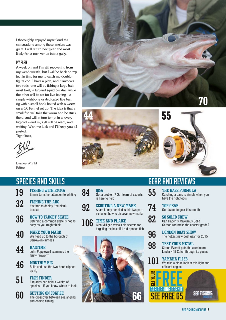 Sea Fishing Magazine Preview Pages