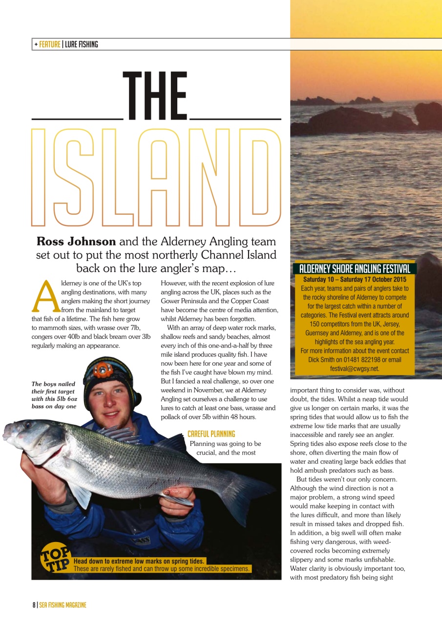 Sea Fishing Magazine Preview Pages