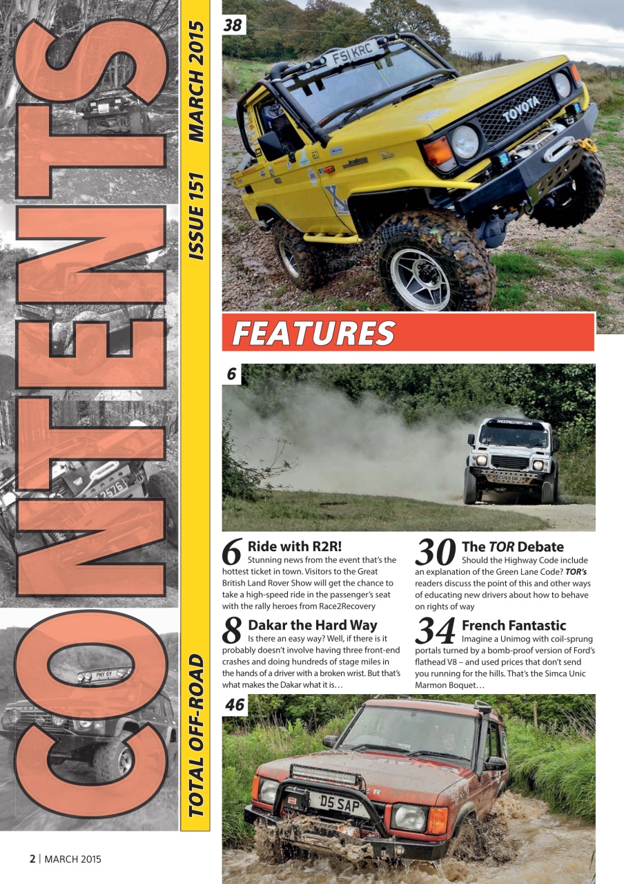 Overlander 4X4 Preview Pages