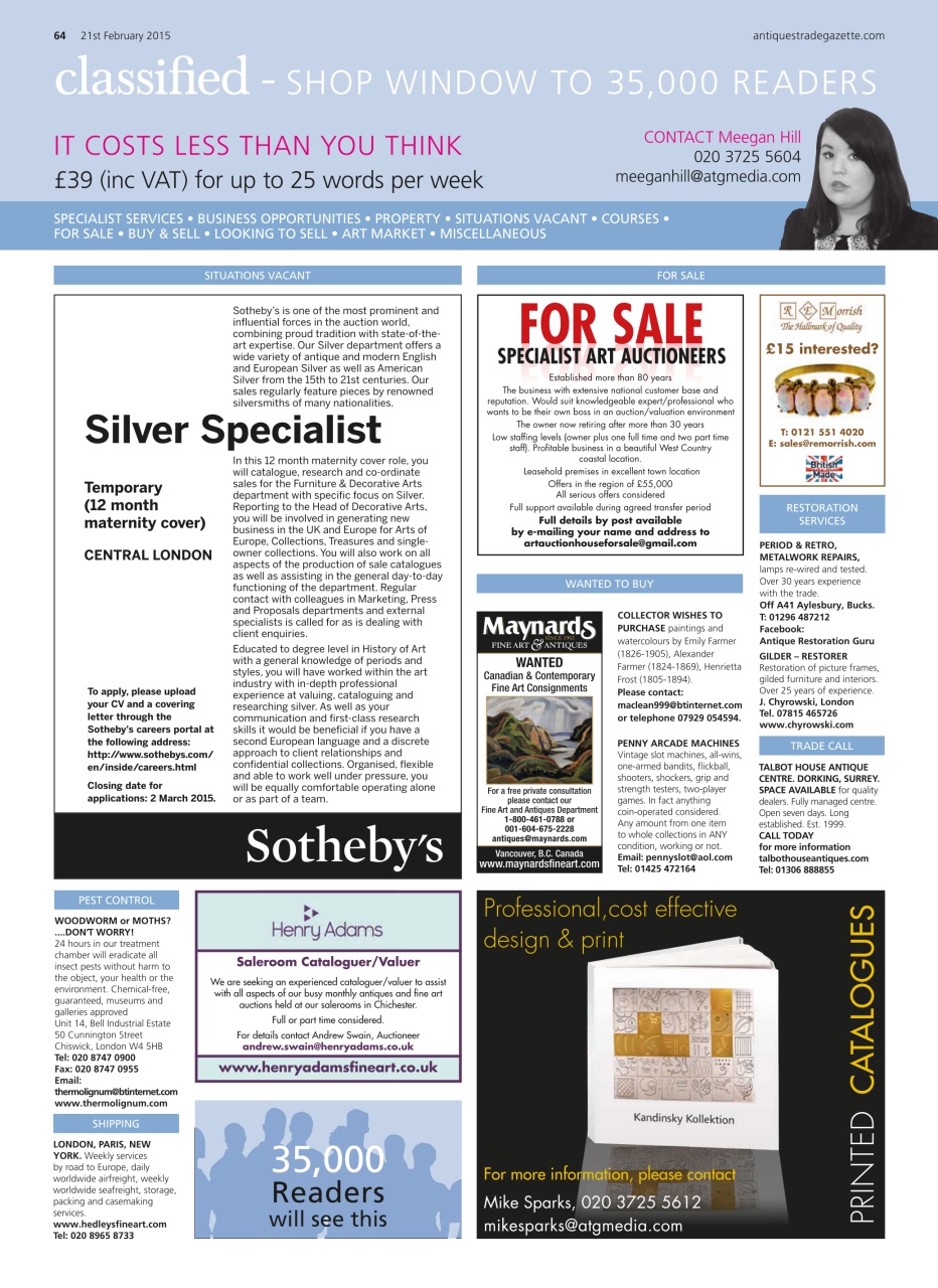 Antiques Trade Gazette Preview Pages
