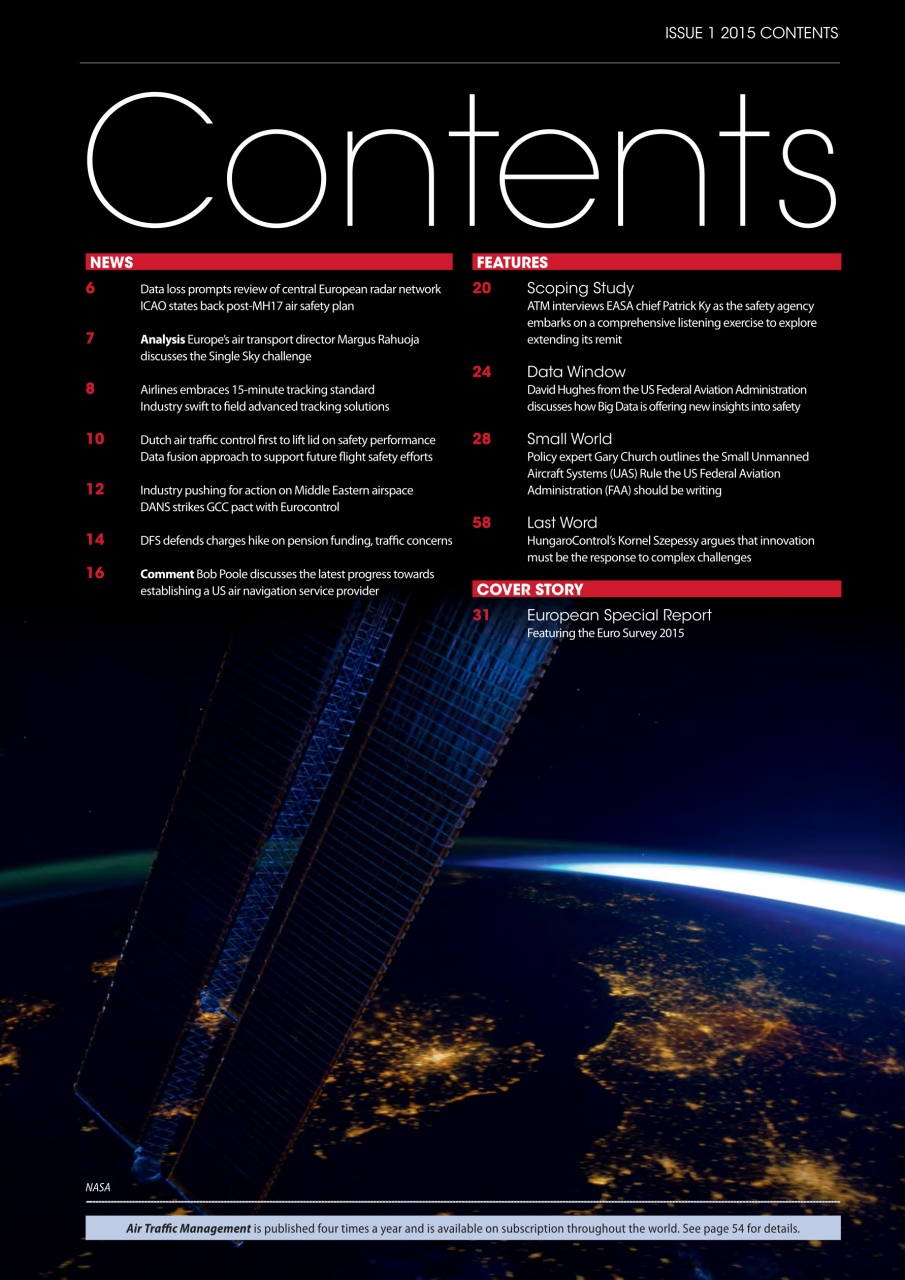 Air Traffic Management Preview Pages