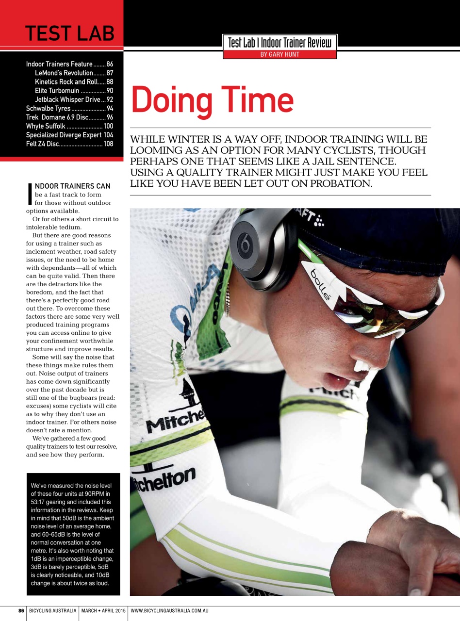 Bicycling Australia Preview Pages
