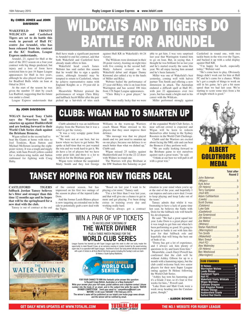 League Express Preview Pages