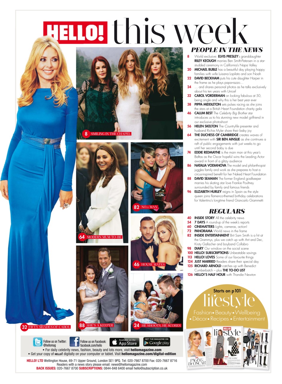 Hello! Magazine Preview Pages