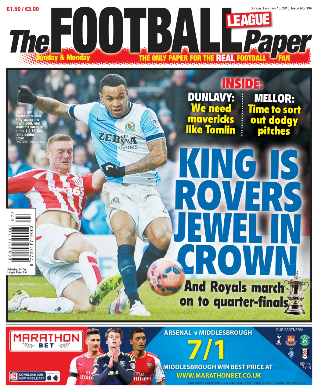 The Football League Paper Preview Pages