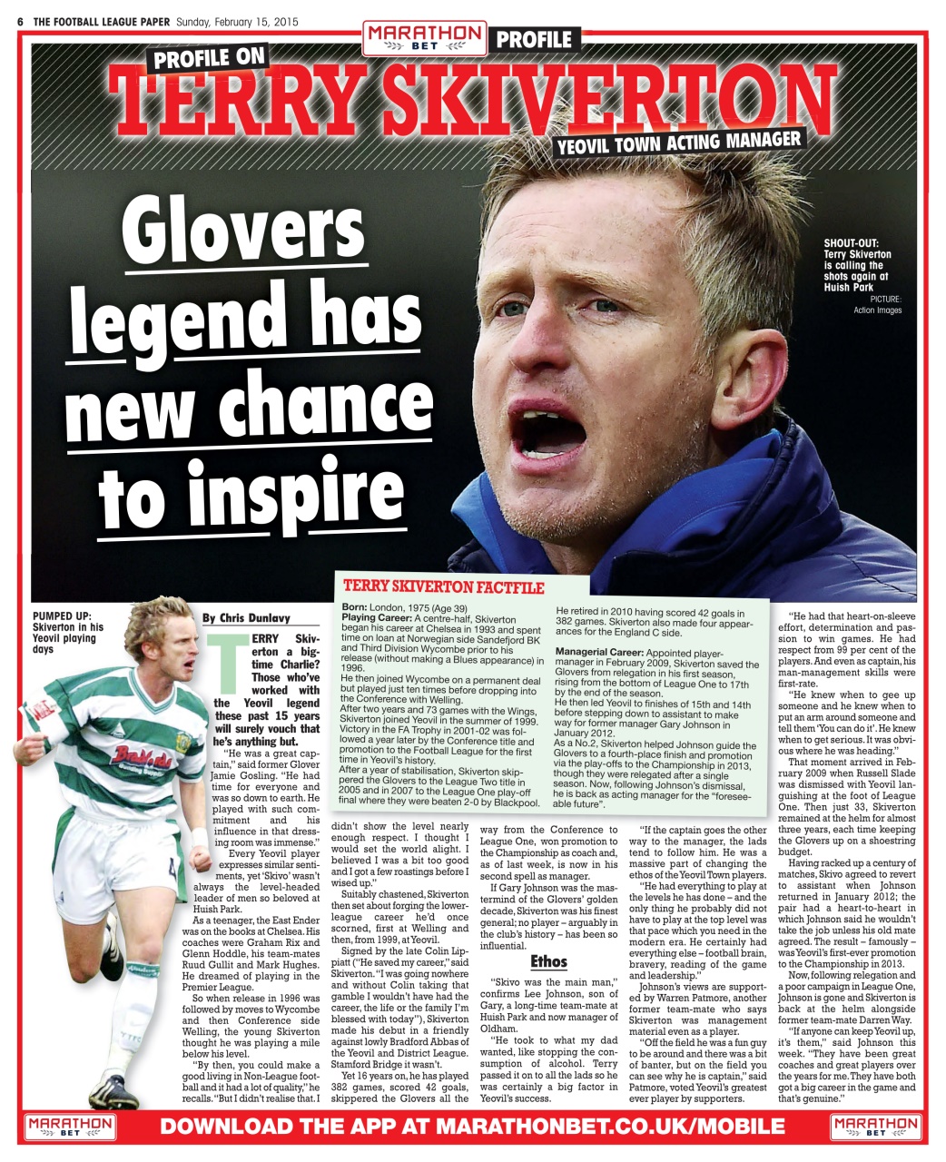 The Football League Paper Preview Pages