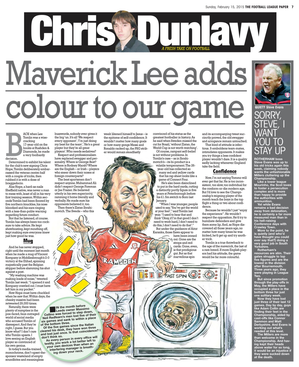 The Football League Paper Preview Pages