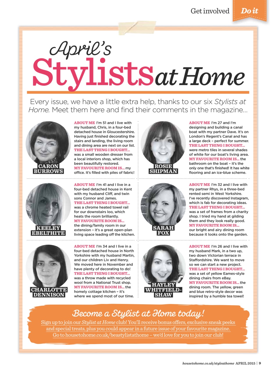 Style at Home Preview Pages