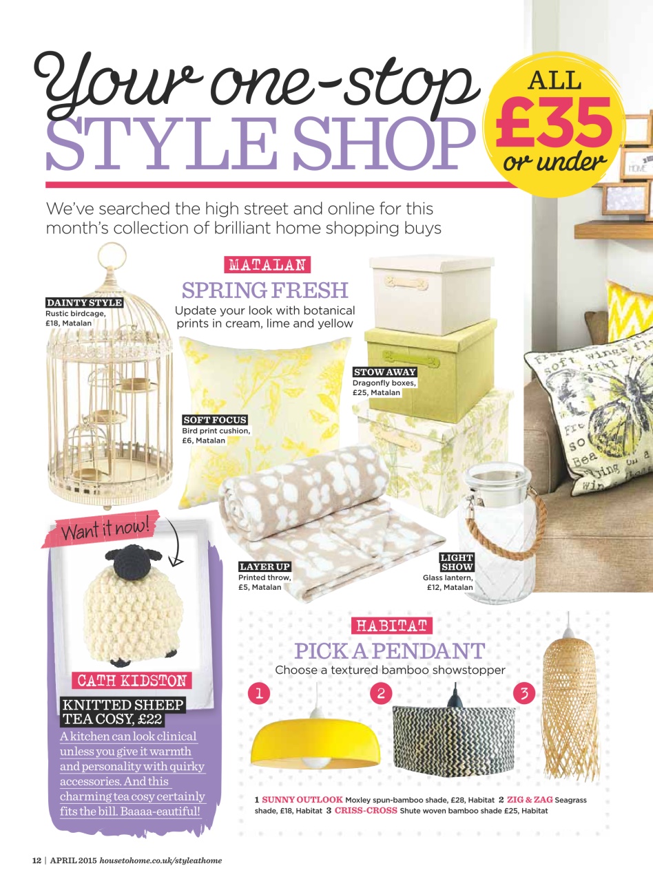 Style at Home Preview Pages
