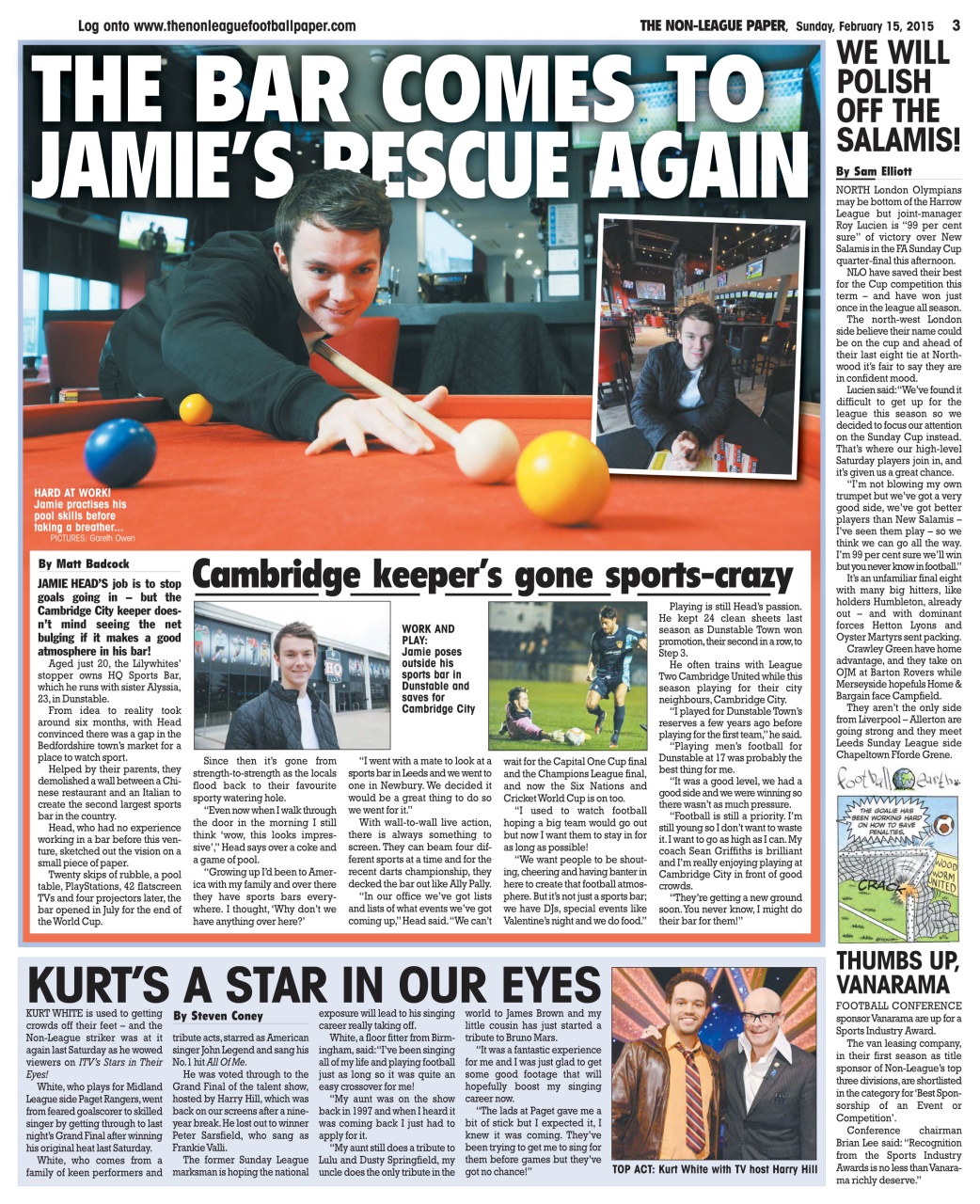 The Non-League Football Paper Preview Pages