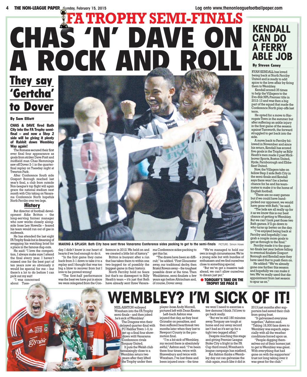 The Non-League Football Paper Preview Pages