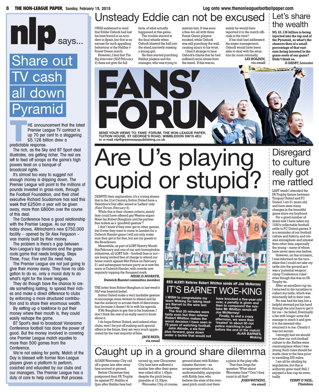 The Non-League Football Paper Preview Pages