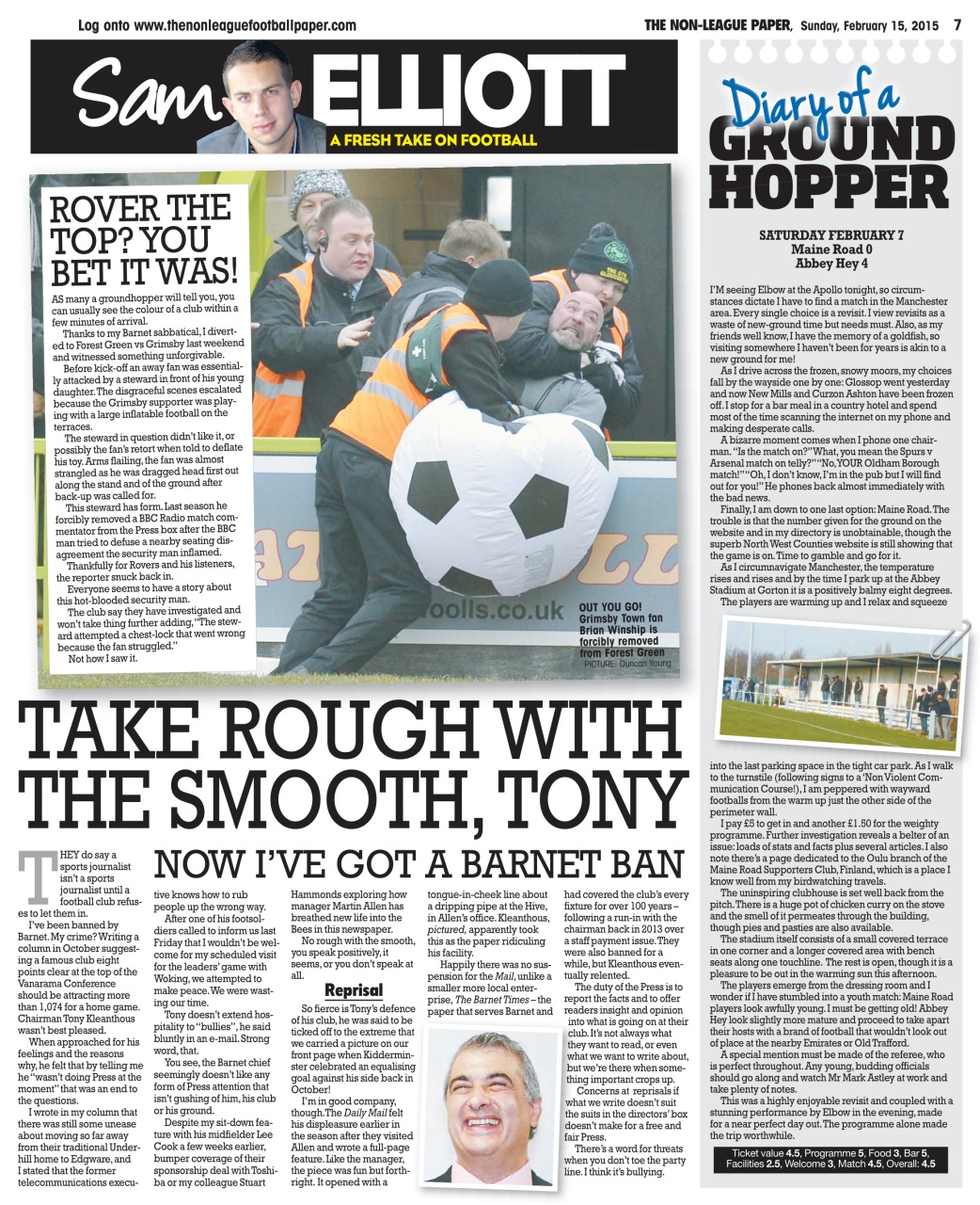 The Non-League Football Paper Preview Pages