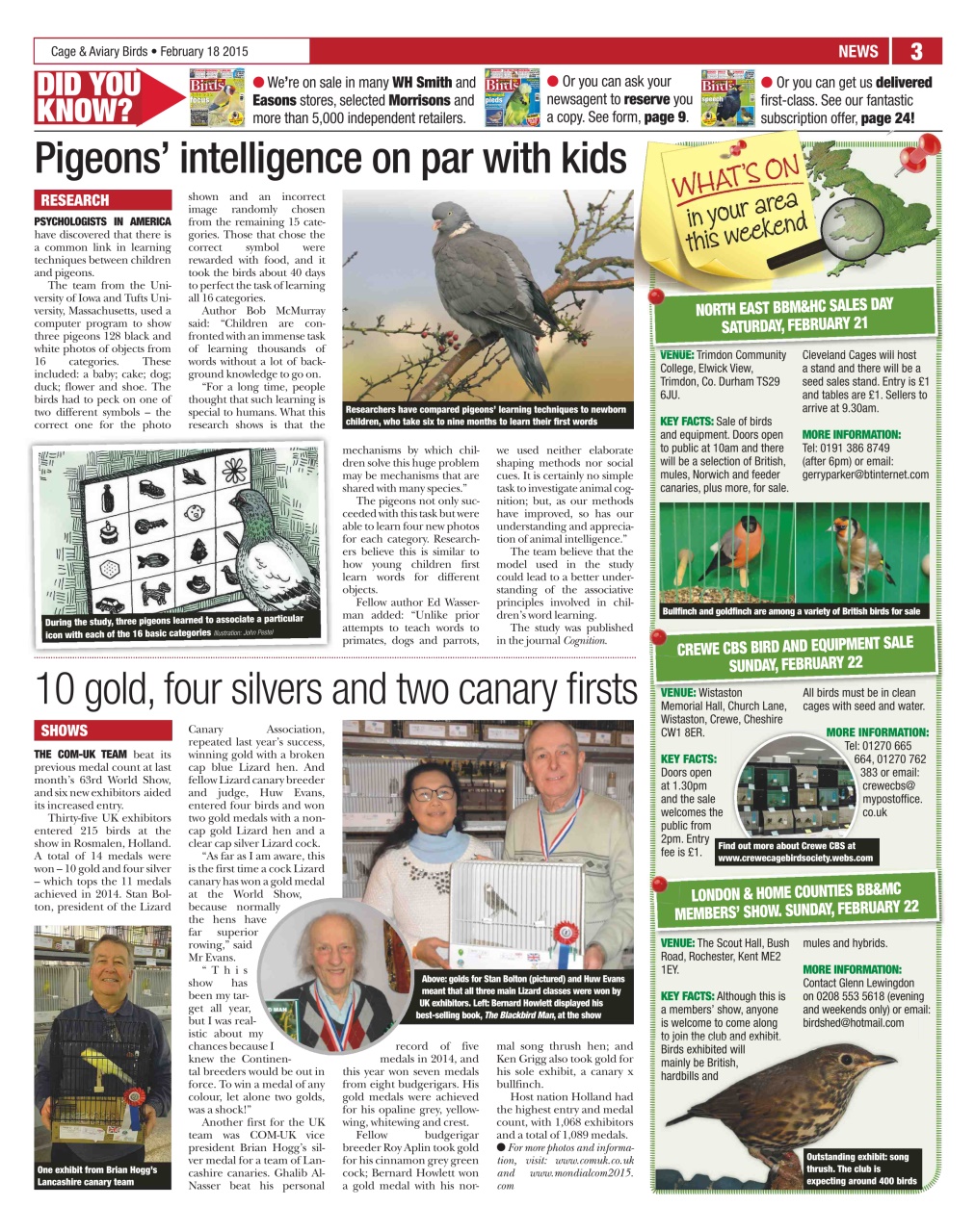 Cage & Aviary Birds Preview Pages