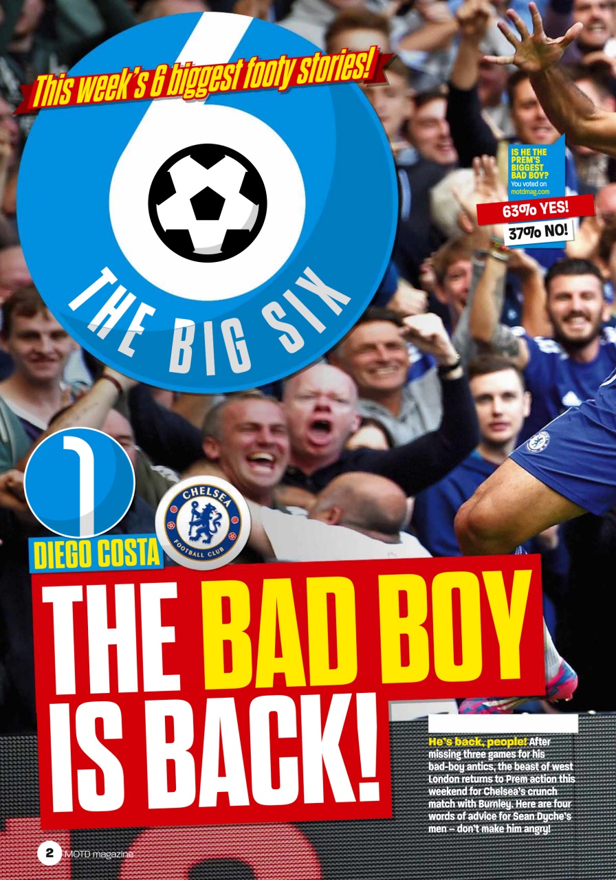 Match of the Day Preview Pages