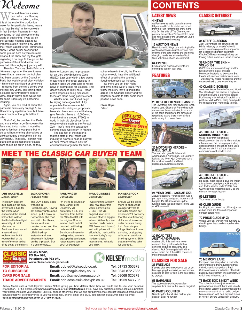 Classic Car Buyer Preview Pages
