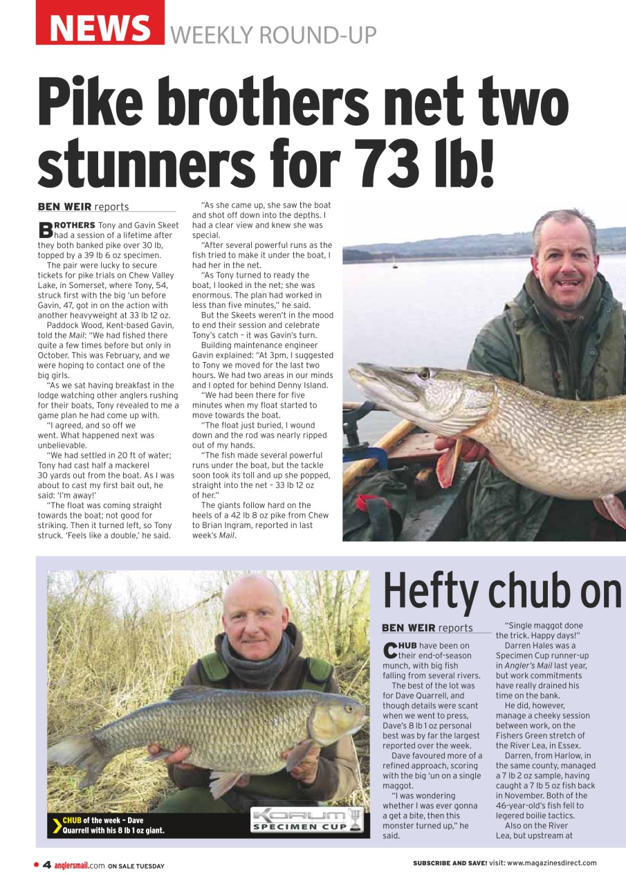 Anglers Mail Preview Pages