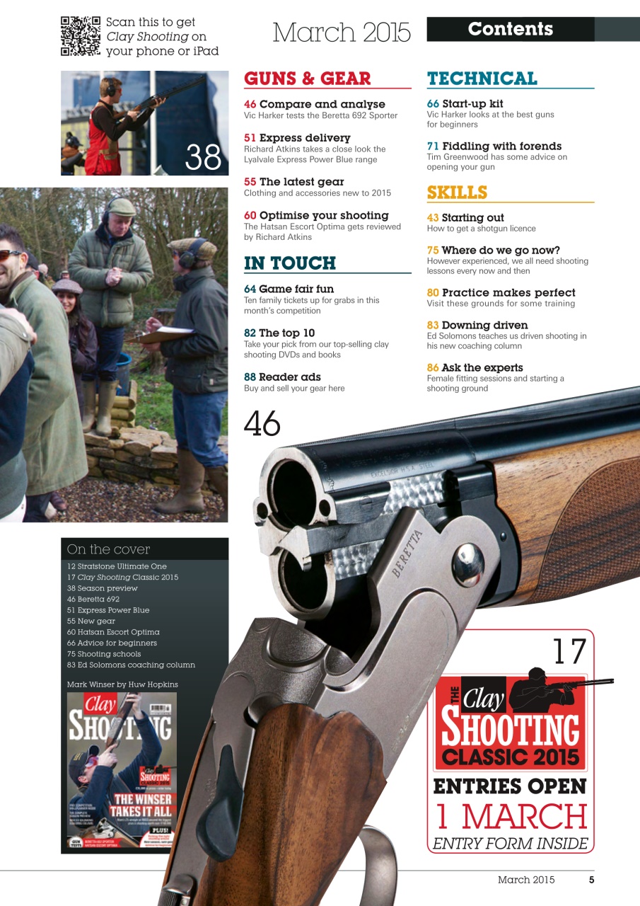 Clay Shooting Preview Pages