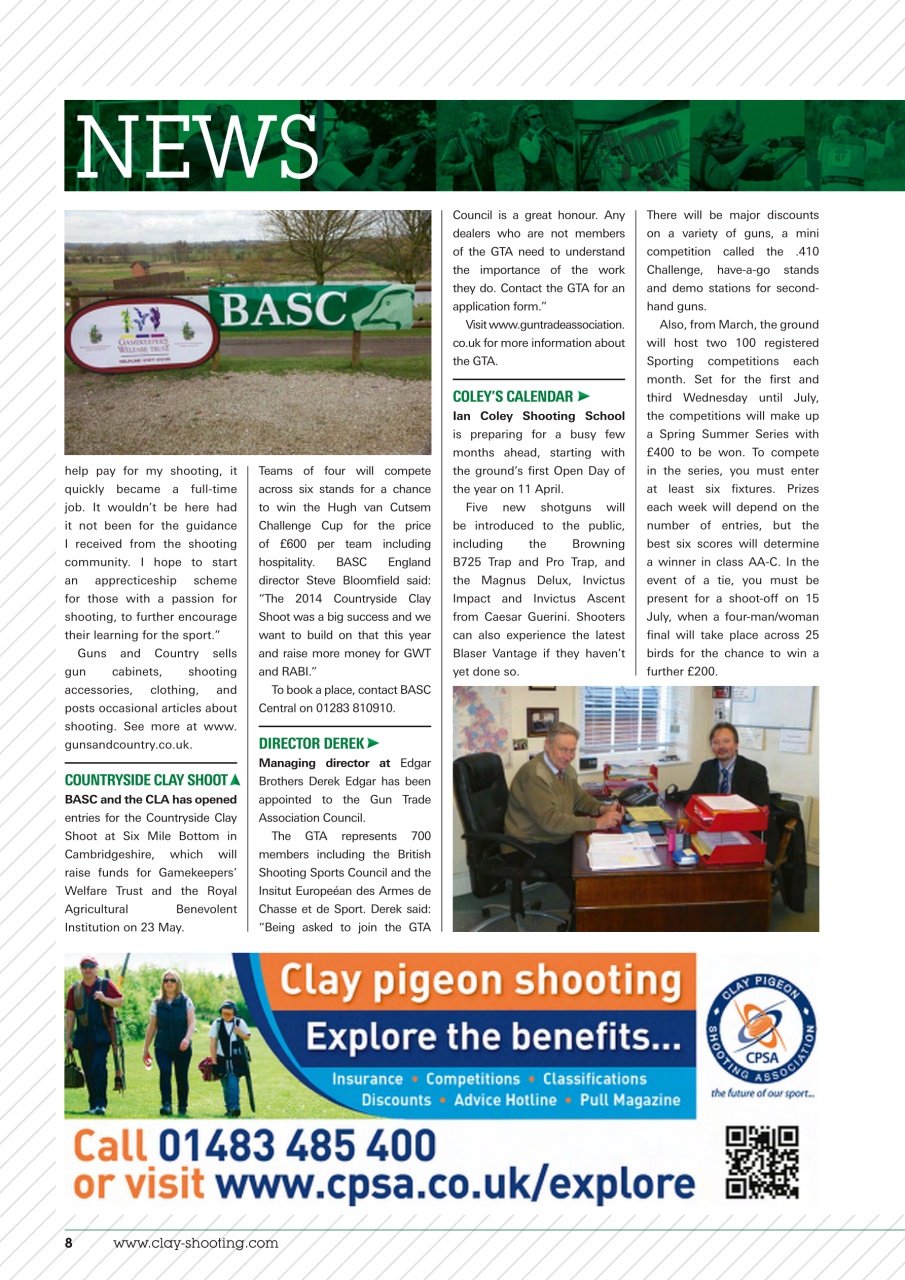 Clay Shooting Preview Pages