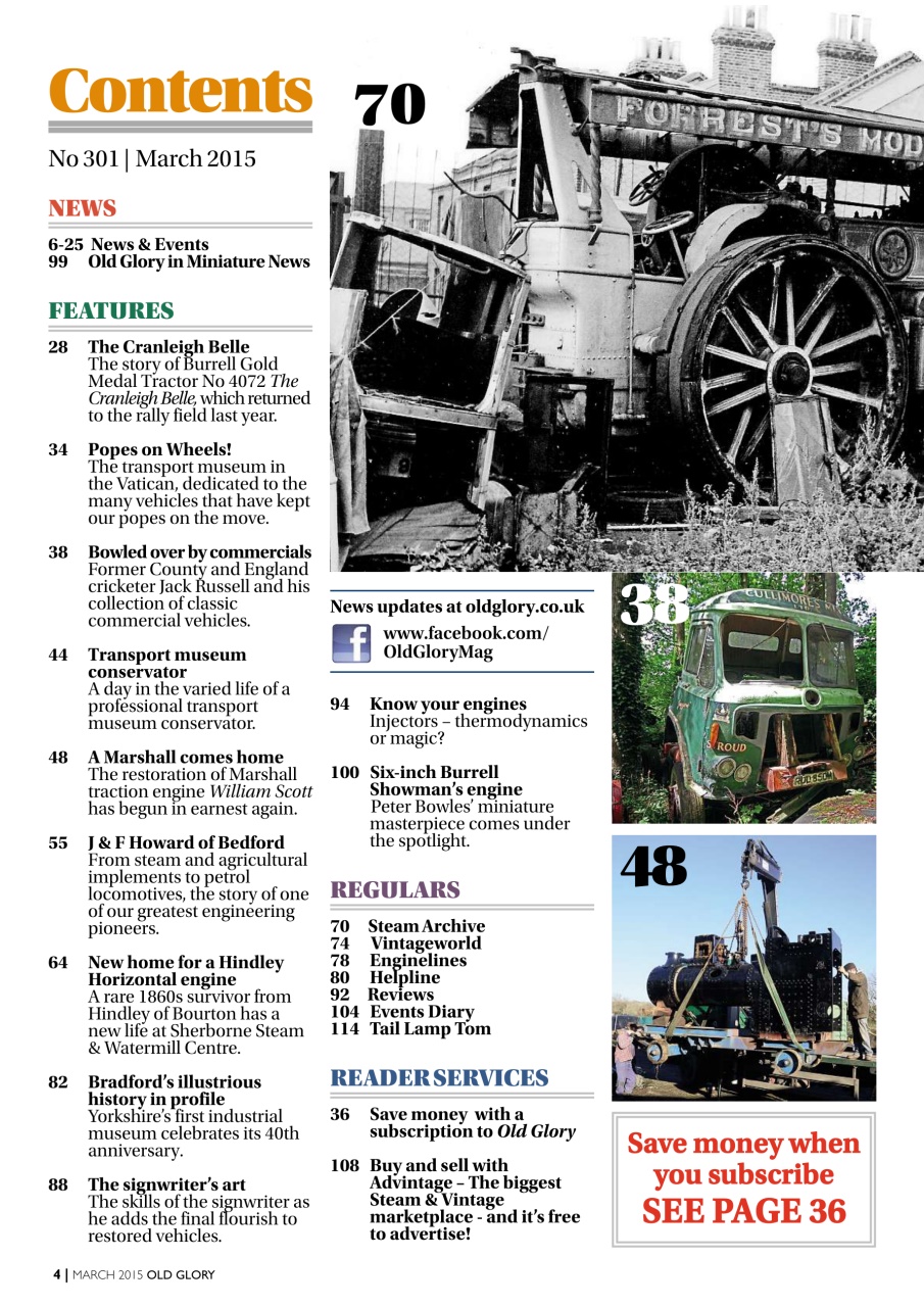 Old Glory Magazine Preview Pages