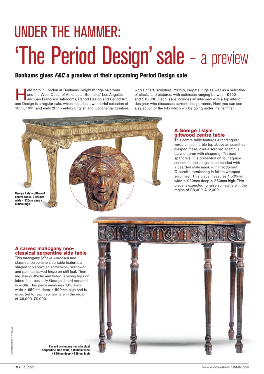 Furniture & Cabinetmaking Preview Pages