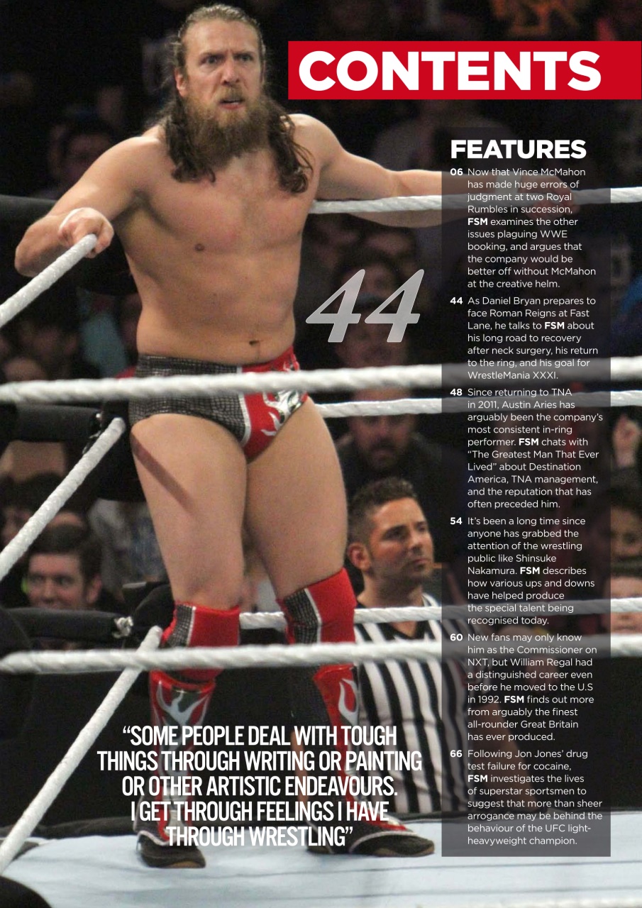 Wrestletalk Magazine Preview Pages