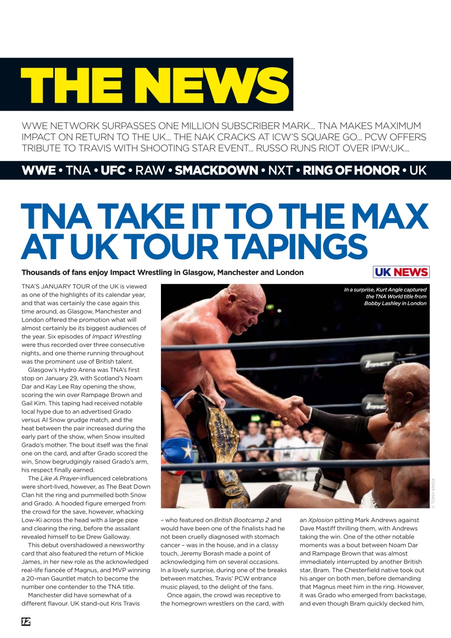 Wrestletalk Magazine Preview Pages