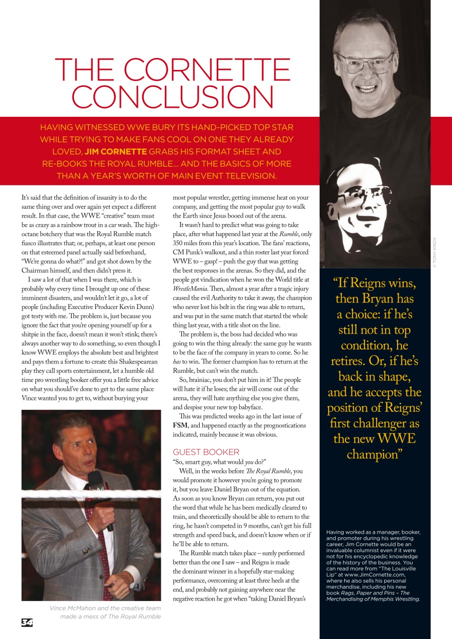 Wrestletalk Magazine Preview Pages