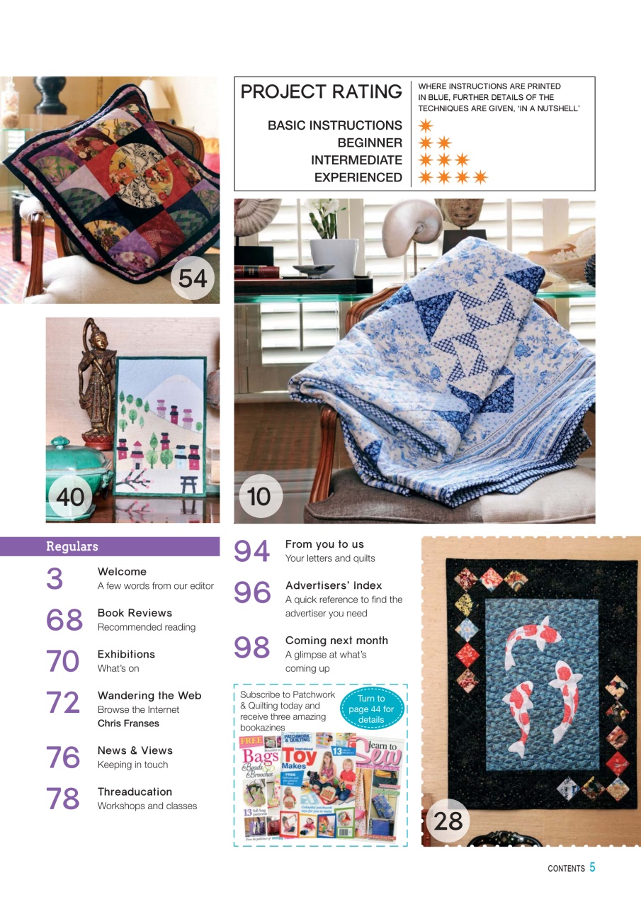 Patchwork and Quilting Preview Pages
