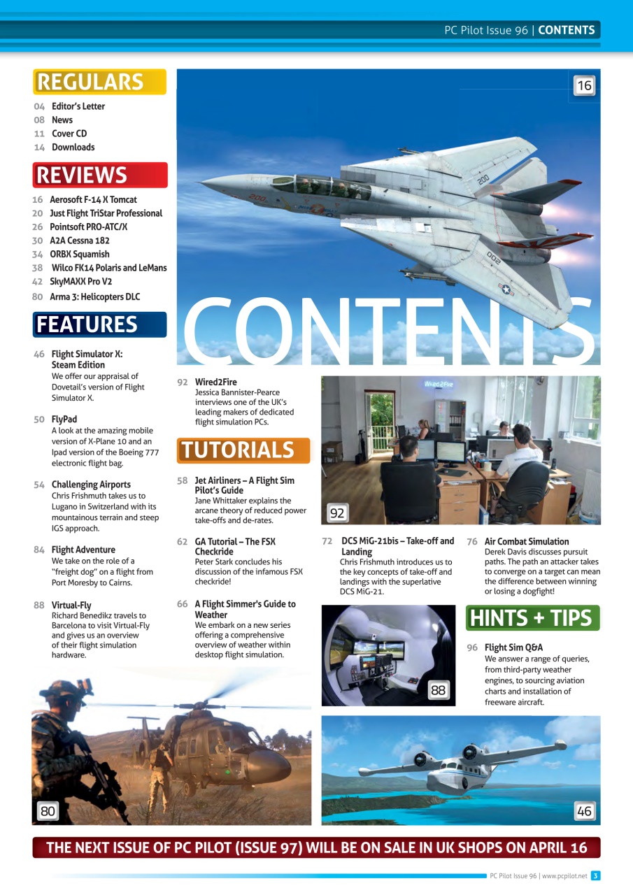 PC Pilot Preview Pages