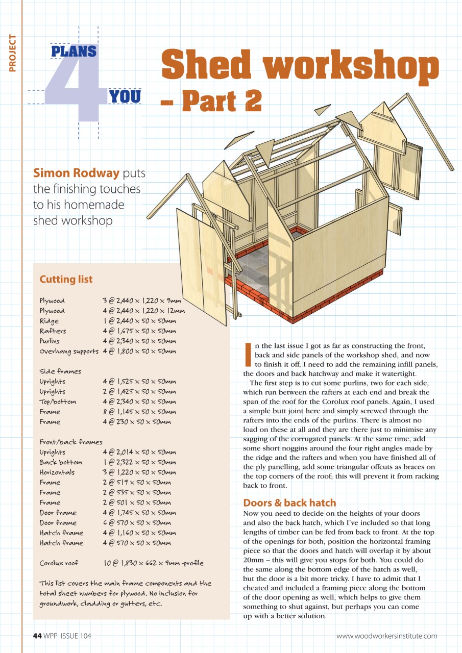 Woodworking Crafts Magazine Preview Pages