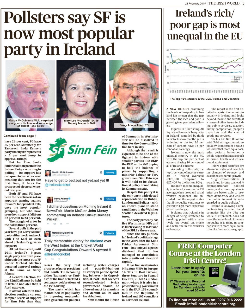 Irish World Preview Pages