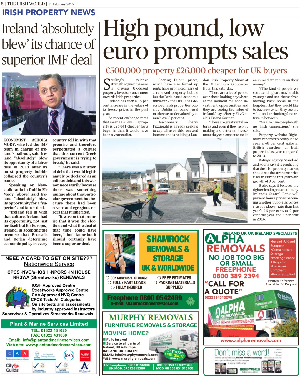 Irish World Preview Pages