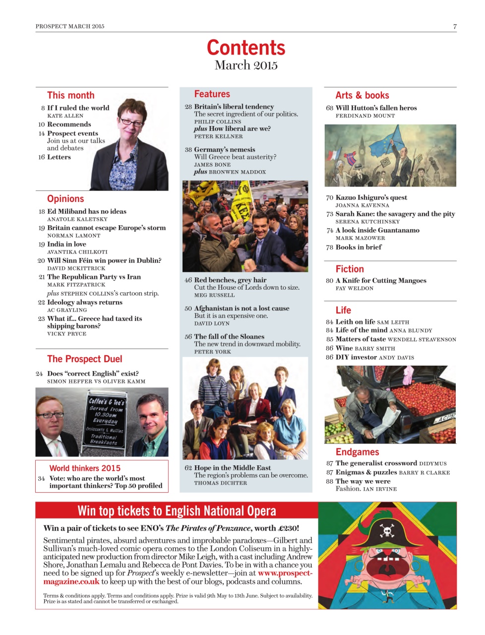 Prospect Magazine Preview Pages