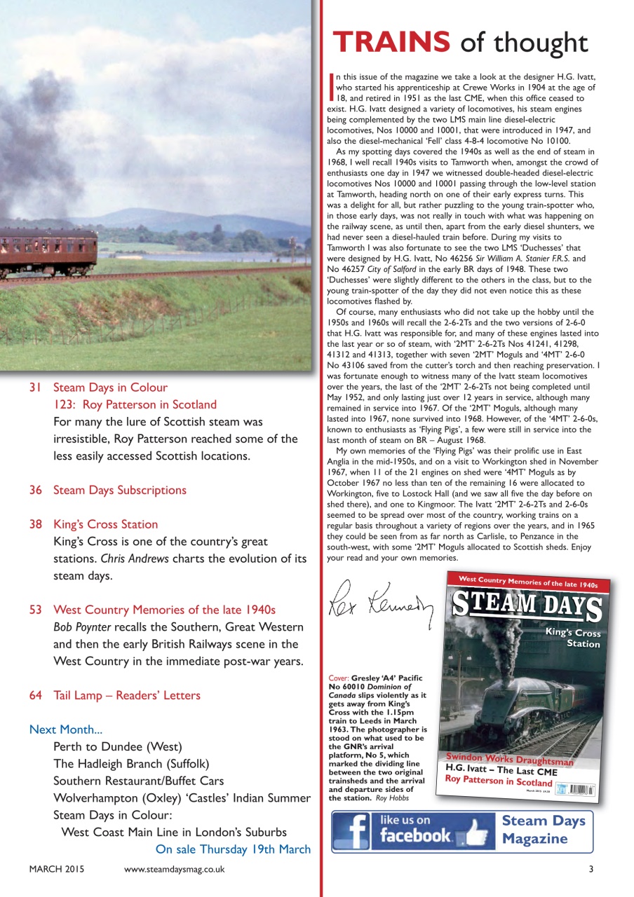 Steam Days Preview Pages