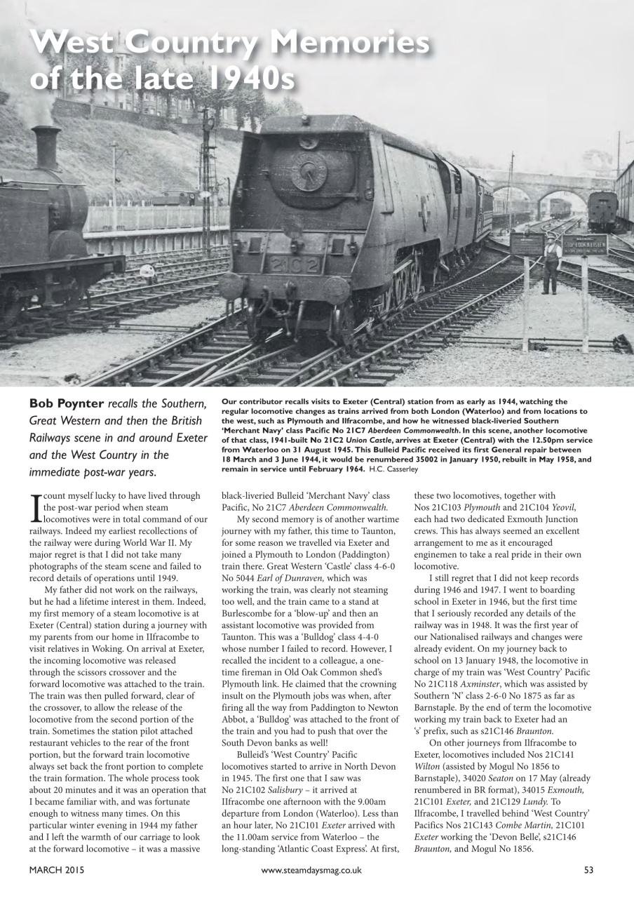 Steam Days Preview Pages