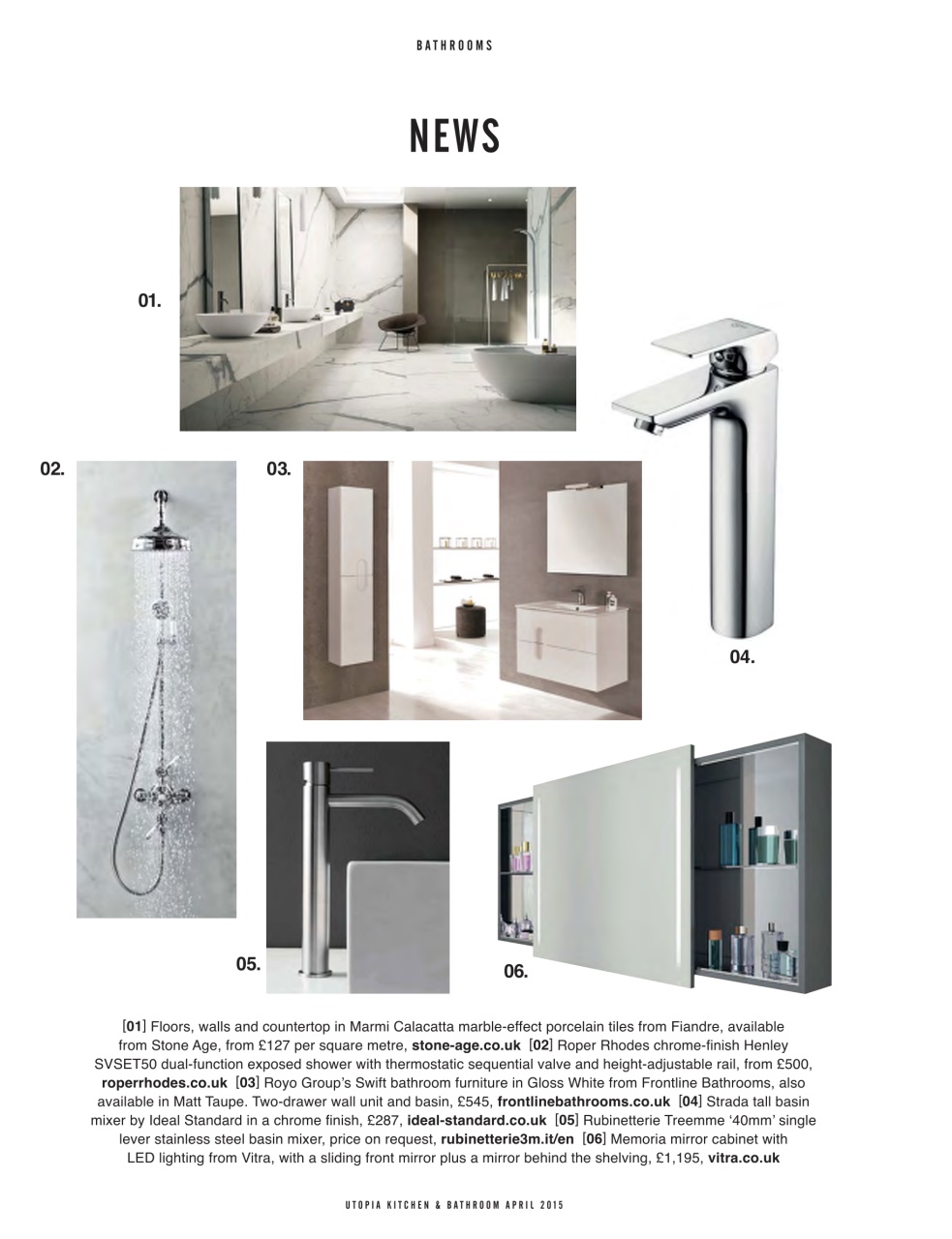 Utopia Kitchen & Bathroom Preview Pages