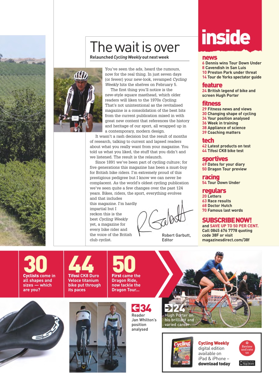 Cycling Weekly Preview Pages