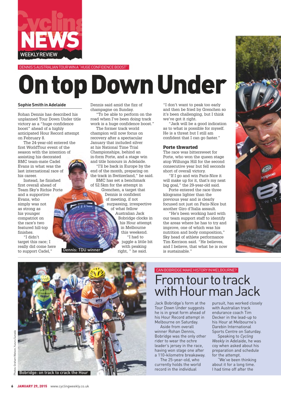 Cycling Weekly Preview Pages