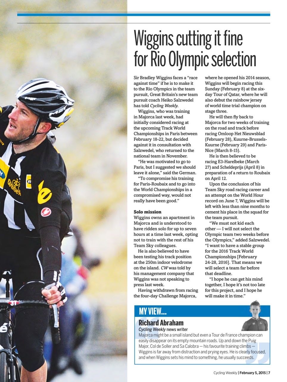 Cycling Weekly Preview Pages