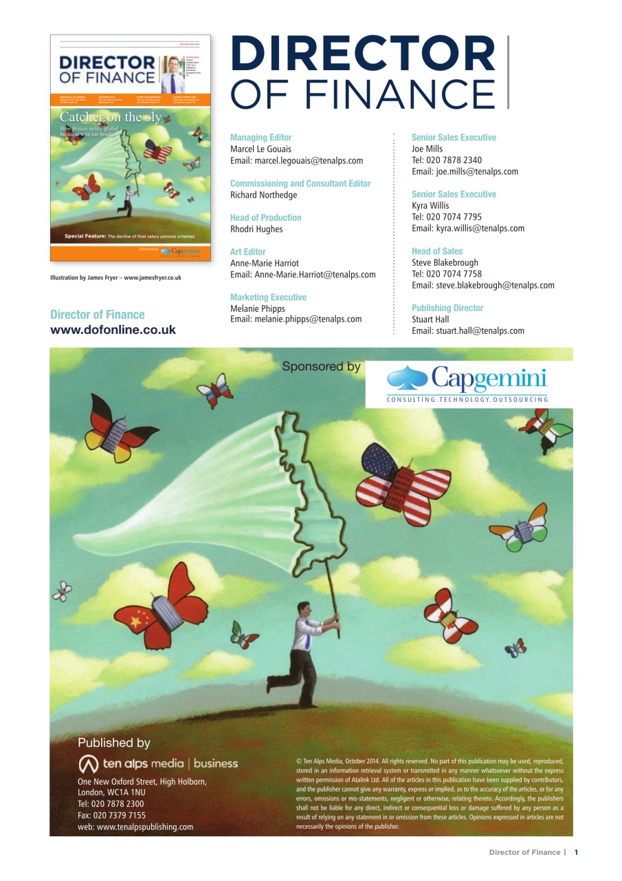 Director of Finance Preview Pages