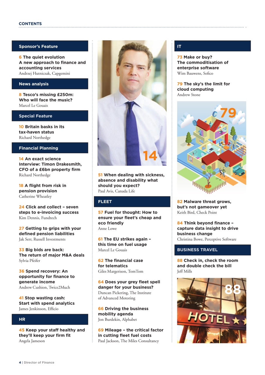 Director of Finance Preview Pages