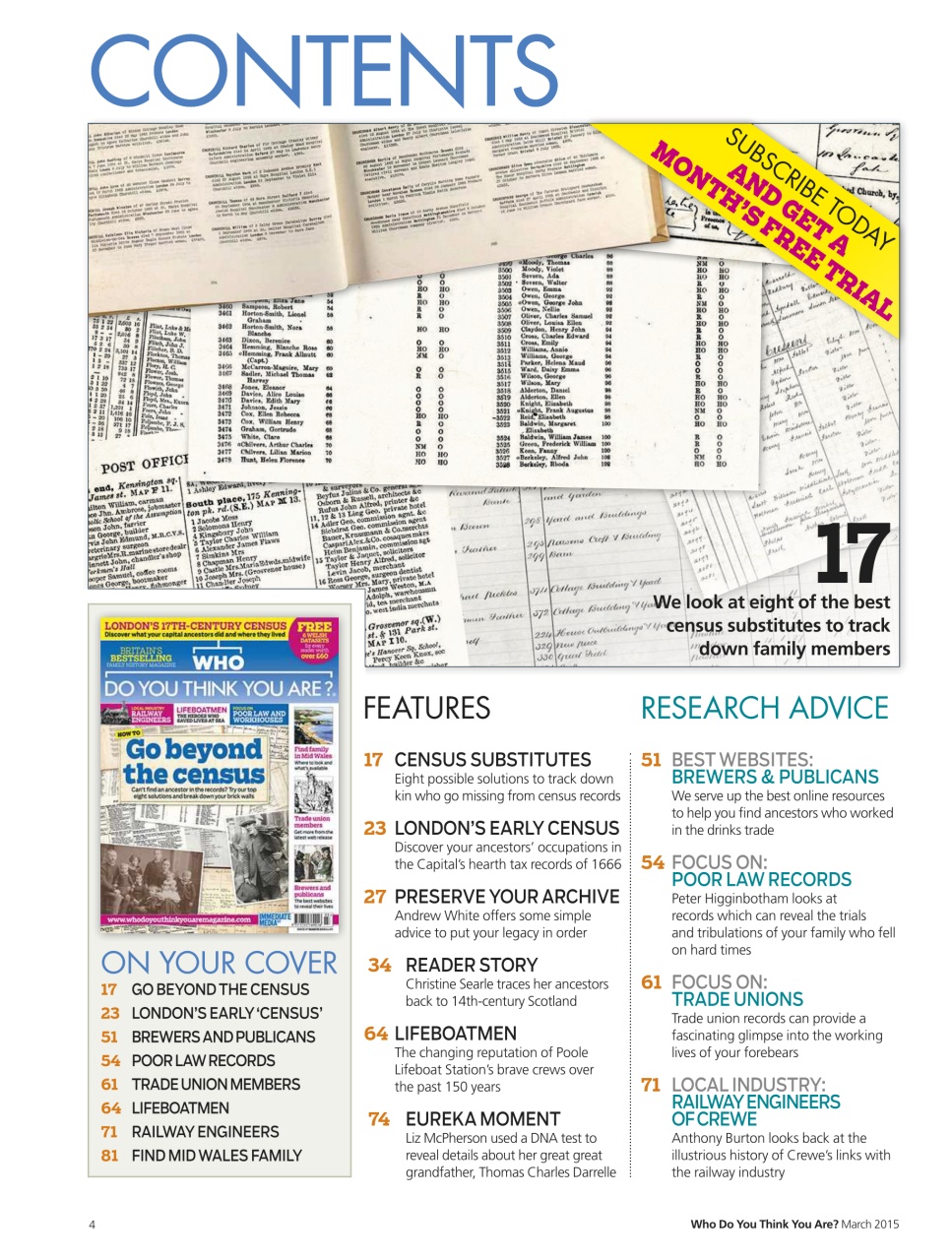 Who Do You Think You Are? Preview Pages